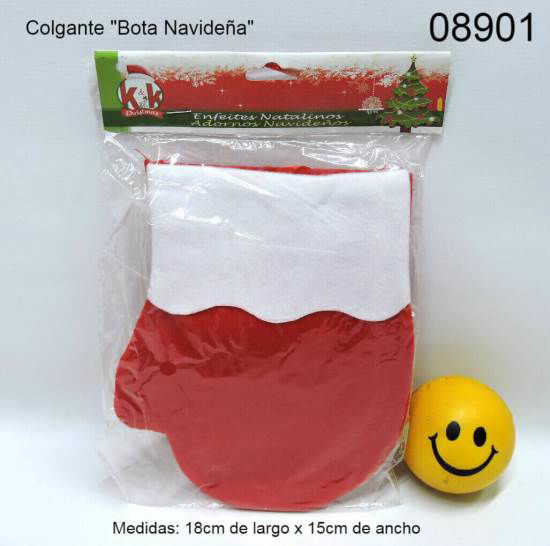 Imagen de COLGANTE BOTA FELPA 18CM  X 15 CM 10.25
